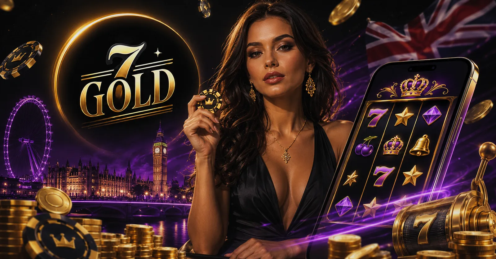 7Gold Casino welcome banner for UK players